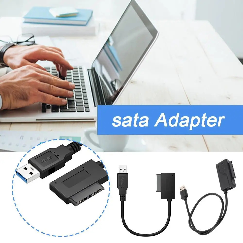 

Кабель-адаптер SATA-USB 3,0 для жестких дисков 3,5/2,5 дюйма SSD HDD SATA III, конвертер для жестких дисков с поддержкой UASP и адаптером питания 12 В