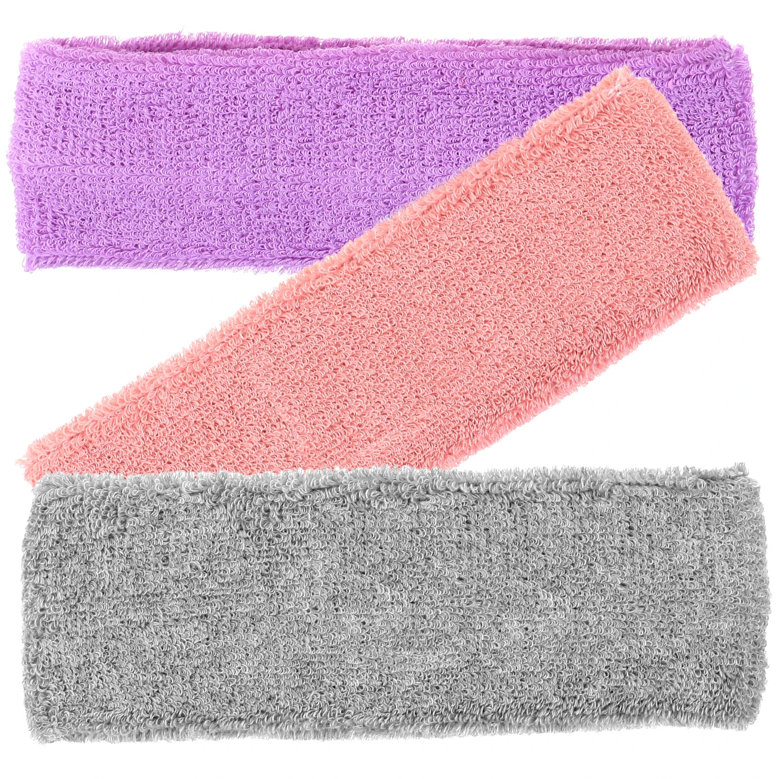 

3pcs Headband Makeup Hairband Workout for Women Running Elastic Soft Cotton Polyester Sports Headbands Reusable Comfortable