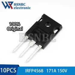 Transistor de puissance à canal N MOSFET, IRFP4568, IRFP4568PBF, TO-247, 150V, 17l'autorisation, 100% nouveau, importé, original, lot de 10 pièces