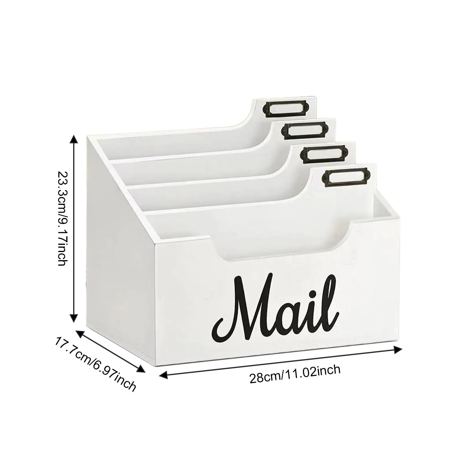 

Desk Mail Organizer Letter Holder Paper Folder Large Capacity Bill Envelope Organizer Mail Basket for Study Room Table Office