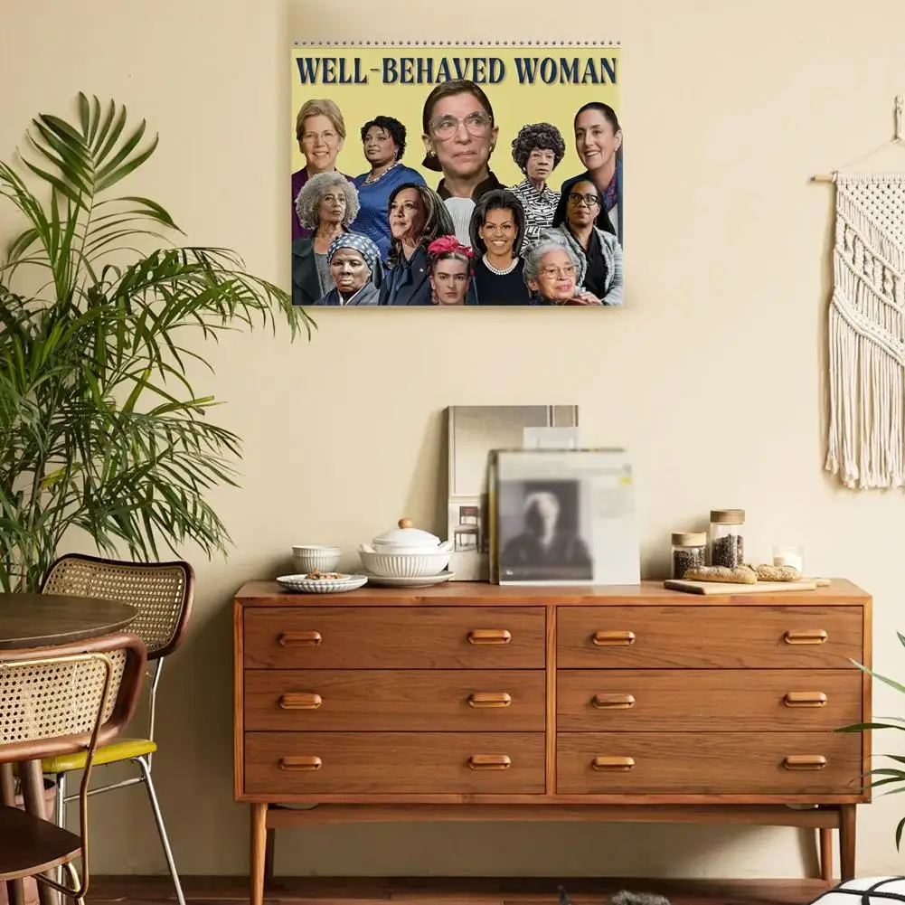 

2026 Creativity Feminist Wall Calendar "Well-Performing Women" Empowerment Calendar Lnspiring Decoration for Women Home & Office