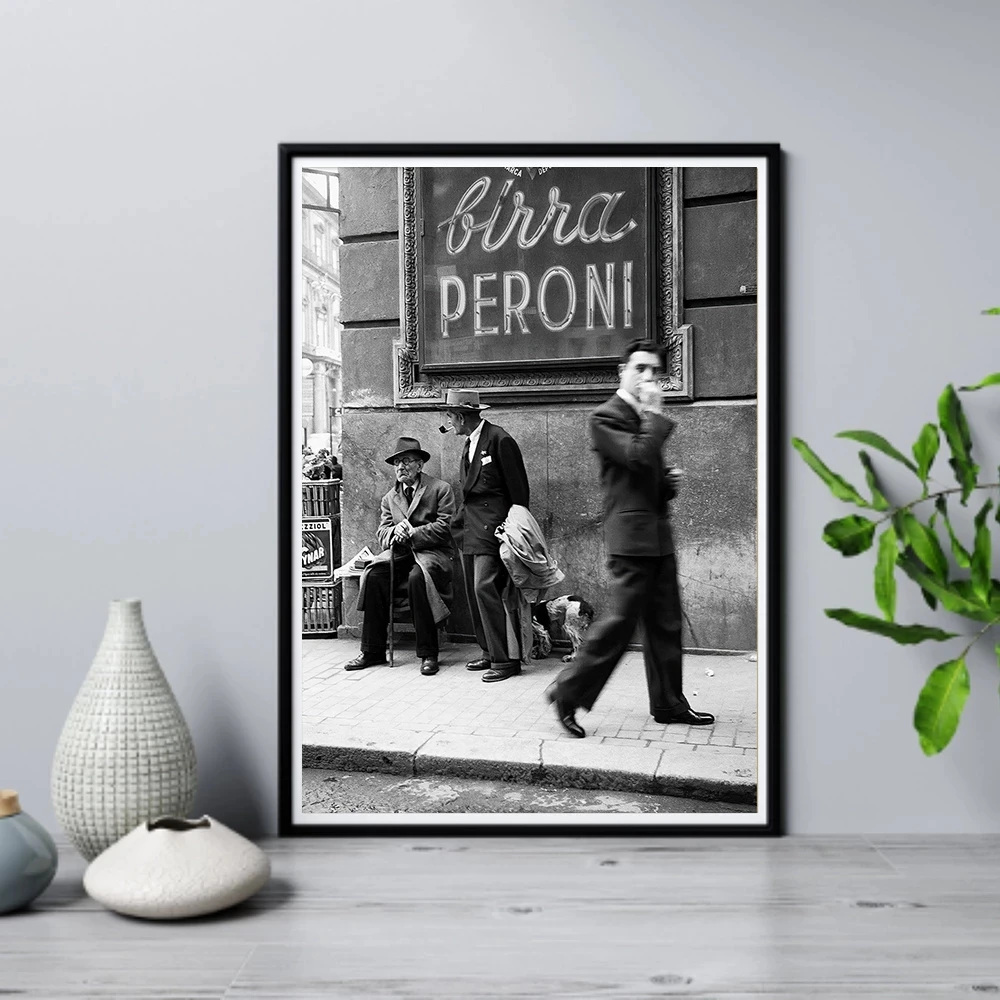 Vintage Photo African American Civil Rights Men In A Street Poster Black White Picture Canvas Painting Print Living Home Decor