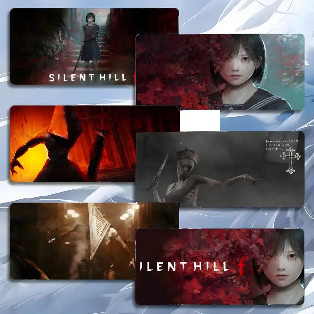 

game psychological S-Silent Hill Mouse Pad Mousepad Large Gaming LockEdge Thickened PC Table Desk Mat