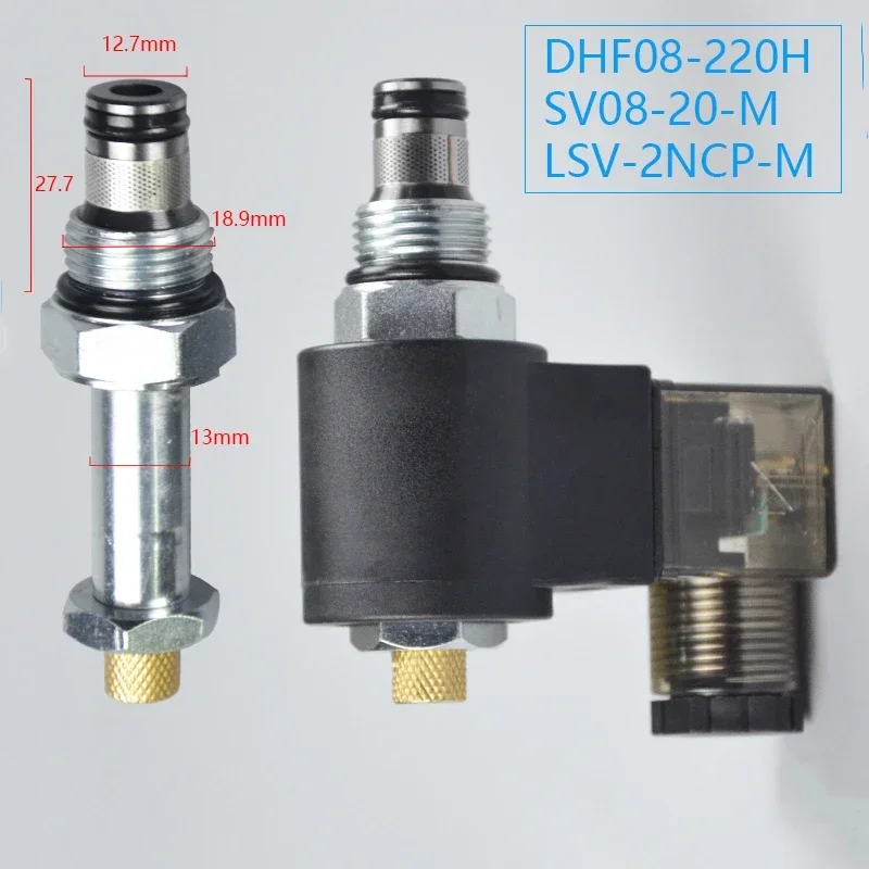 

Hydraulic Threaded Cartridge Solenoid Valve Pressure Relief 2-Position 2-Way DHF08-220H SV08-20-M LSV-2NCP-M