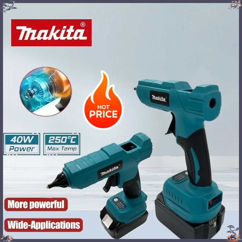 

Makita Cordless Electric Handheld Hot Glue Gun Repair DIY Hot Melt Welding Hot Air Gun Anti-scald NozzleTool 18/20V