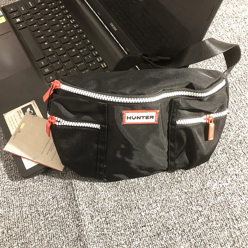 

Hunter Unisex Lightweight Sports Shoulder Bag, Waterproof External Functional Nylon Fabric, with Zipper, Casual Waist Bag
