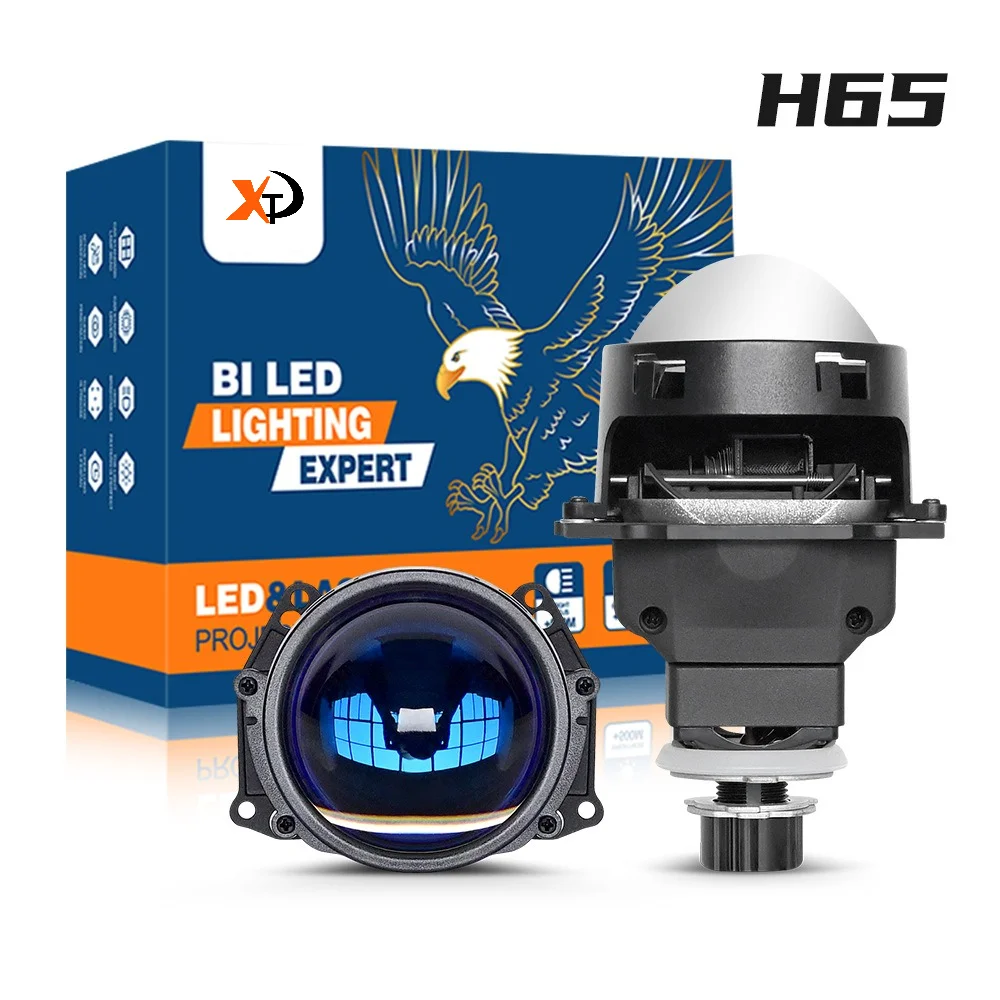 3-дюймовые Bi-LED проекционные фары 150 Вт с двойной линзой, ближний/дальний свет, суперяркие, H4/H7, Plug and Play, без доработок проводки, универсальные автомобильные фары