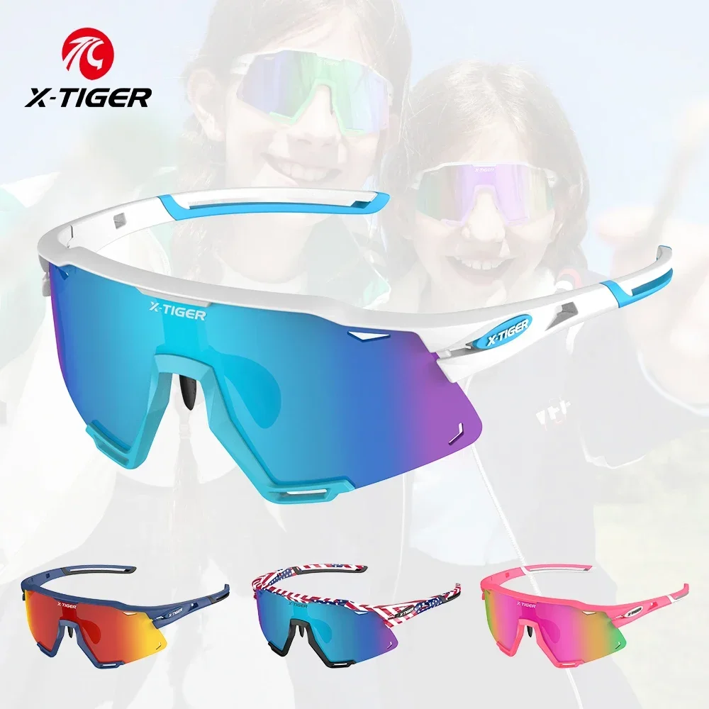 

X-TIGER-Cycling sunglasses for children mountain bike fishing sport cycling goggles camping goggles for children outdoor goggles