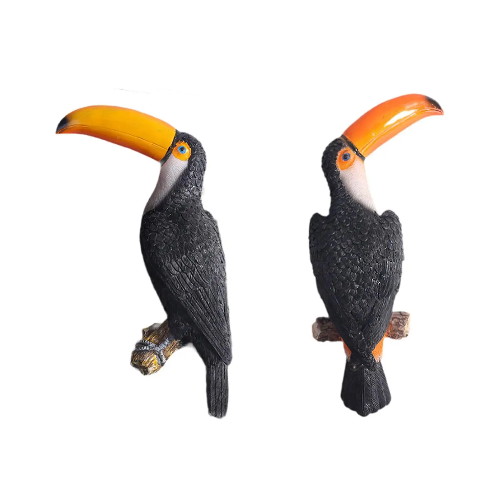 

Garden Toucan Tree Hugger Collectible Centerpiece Creative Gift Decorative Craft Garden Wall Hanging Decor for Outdoor Backyard