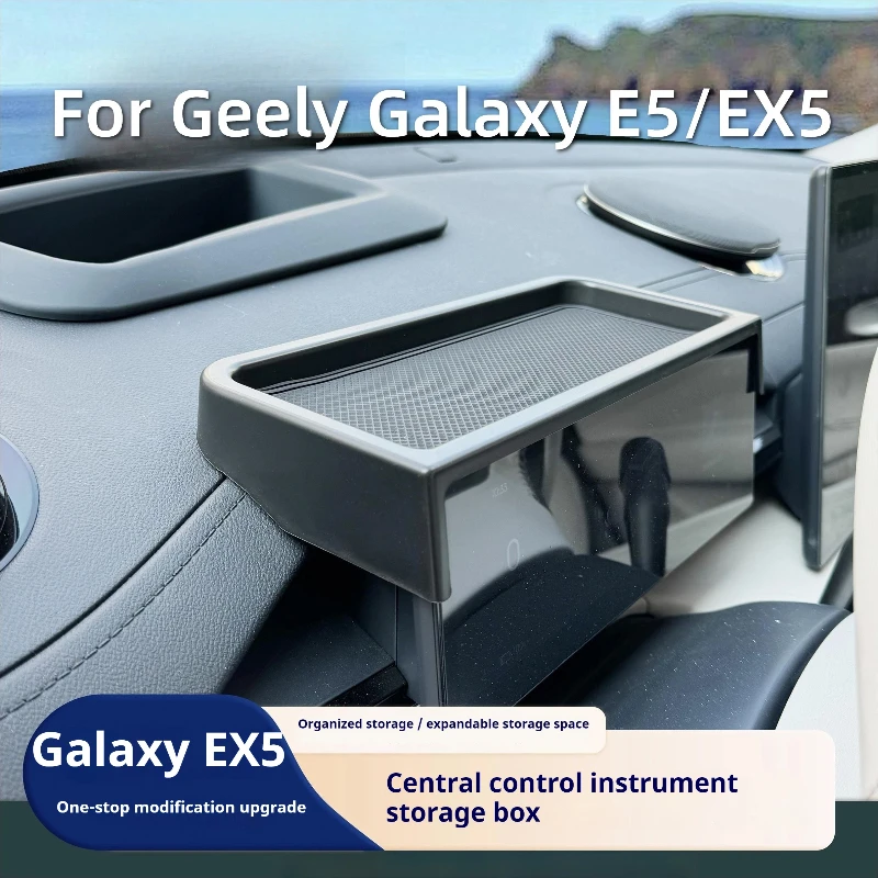 

For Geely Galaxy E5/EX5 Car Center Console Dashboard Screen Rear Storage Box Dashboard Screen Rear Organizer Box