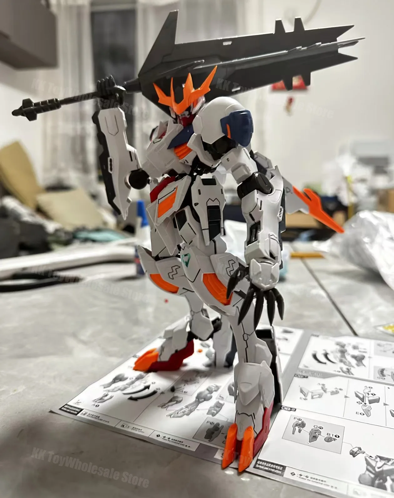 In Magazzino Max Modello TV03 1/100 Asw G 08 Barbatos Lupus Rex Modello di Montaggio Kit Anime Action Figure Robot Modello di Plastica Regali Giocattoli