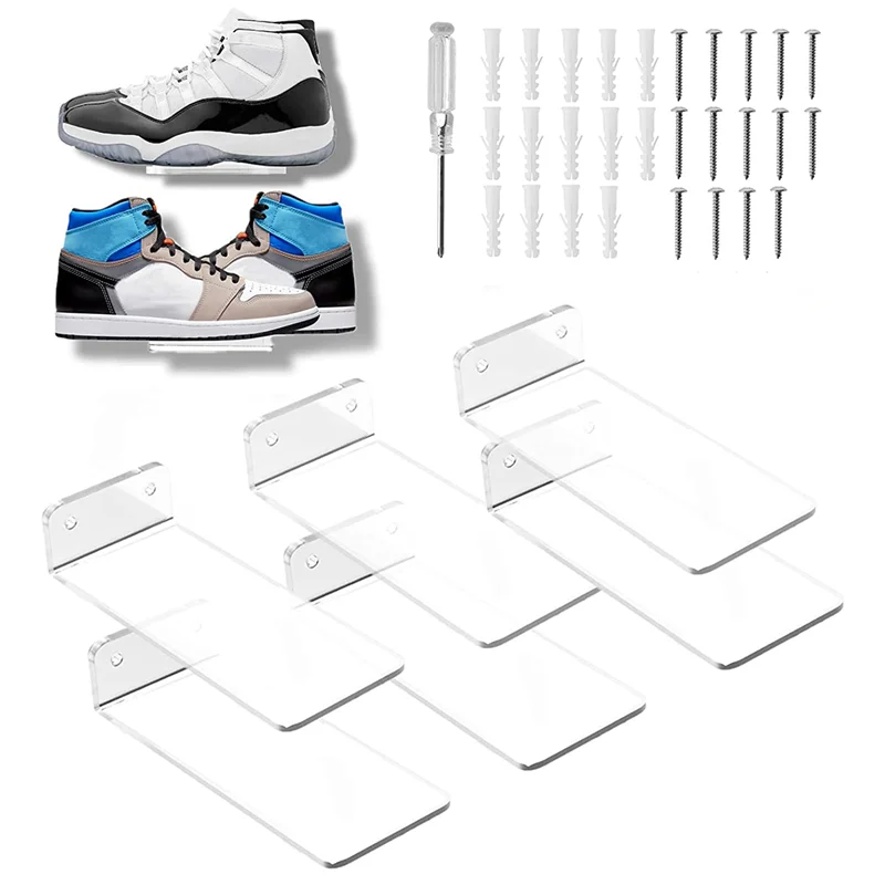 

12 Pack Floating Shoe Display,Shelves Wall Mount Levitating Shoe Display Stand For Sneaker Collection Or Shoes Box