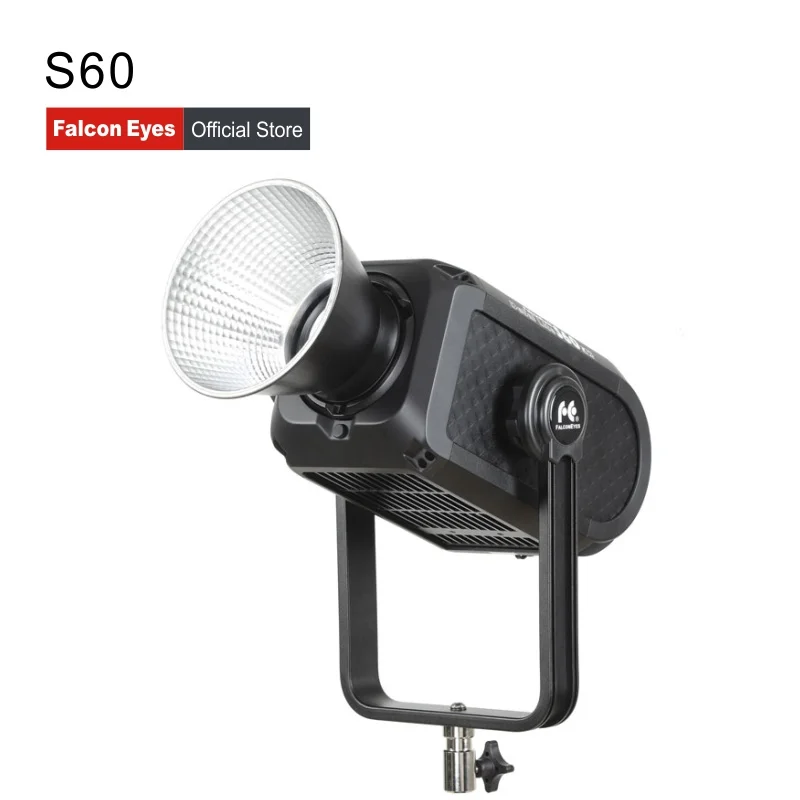 

FalconEyes COB LED Studio Video Photography Fill Light 5600K Water-resistant 600W App Ctrl 9 Scene Effect For Movie Lighting S60