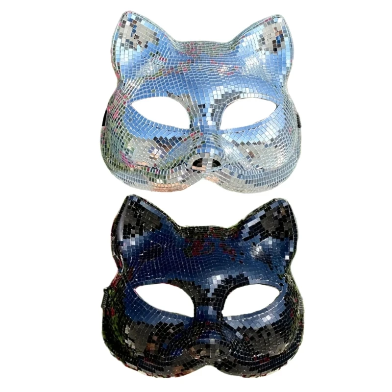 

Fashion Cats Face Mask Discos Mask Charm for Themed Parties and Celebration