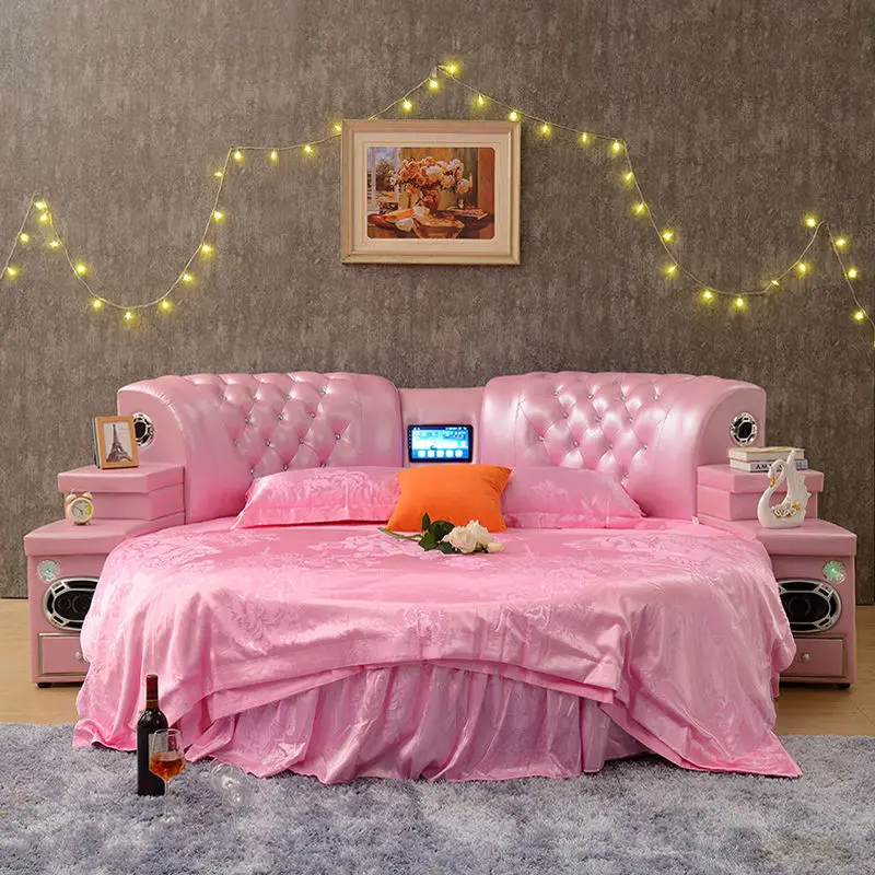 Rundes Bett, Doppelbett, Hochzeitsbett