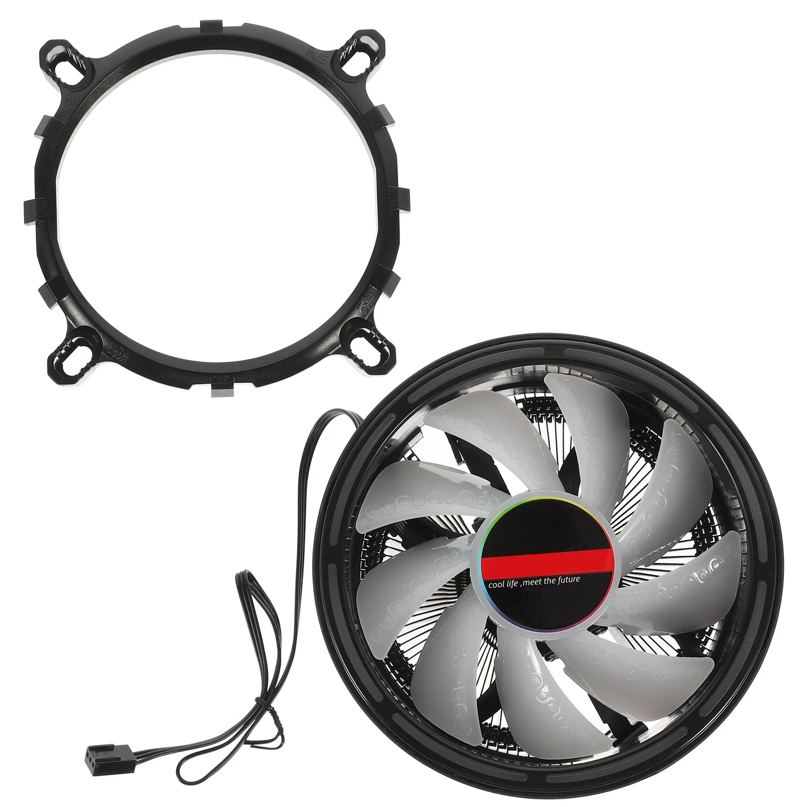 

Desktop Computer CPU Cooling Fan Rgb Aluminum Radiator Heat Dissipation High Efficiency Quiet 28dba 56cfm Hydraulic Bearing Fan