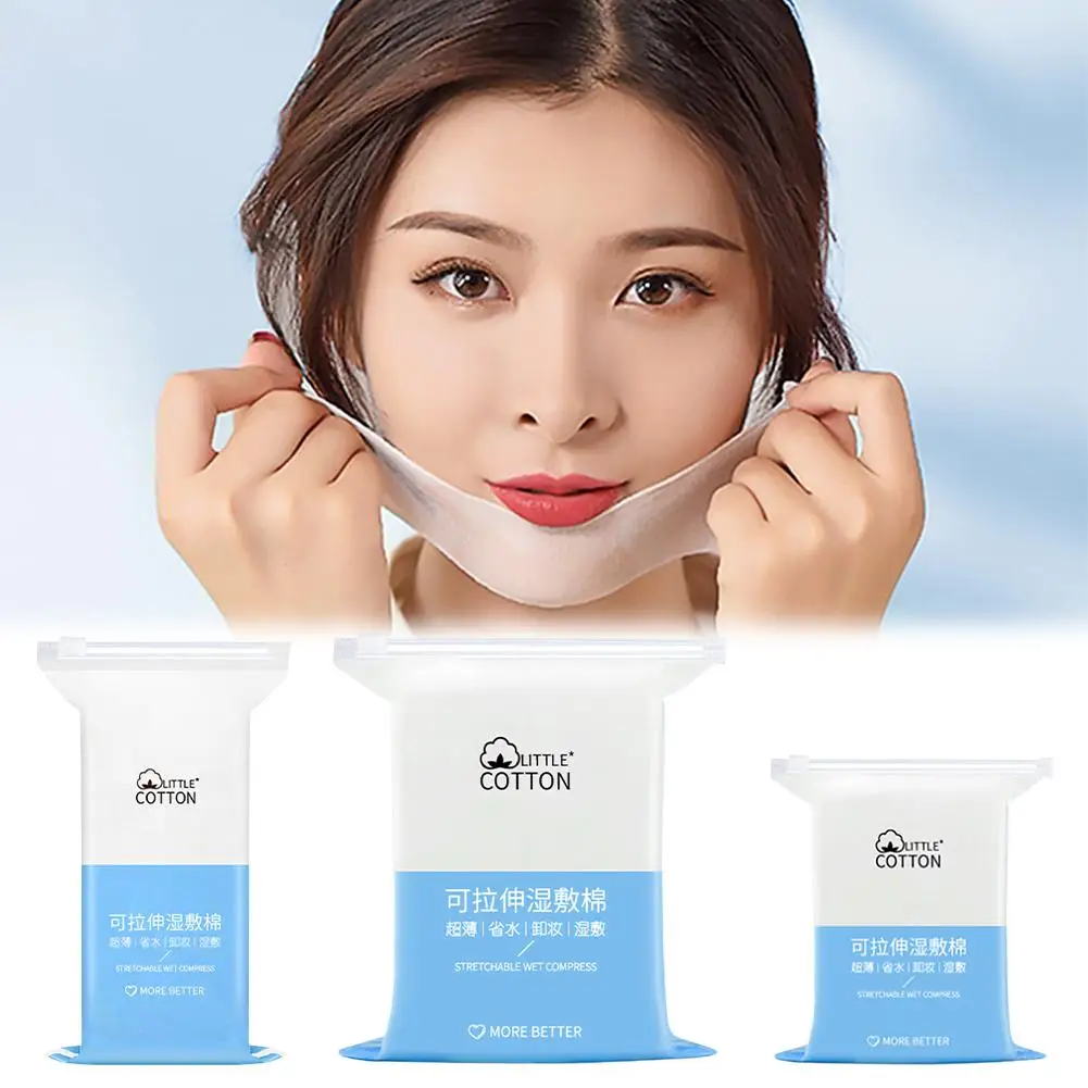 Multi Functional Makeup Cotton Elastic Wet Compress Thin Towel Section Care Makeup Remover Cotton Face Skin M2A1