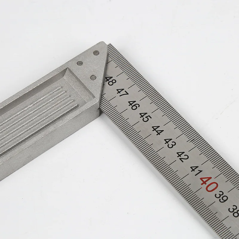 Aluminum alloy square ruler right angle 90 Turning ruler Woodworking ruler Steel turning ruler measuring tools gauge