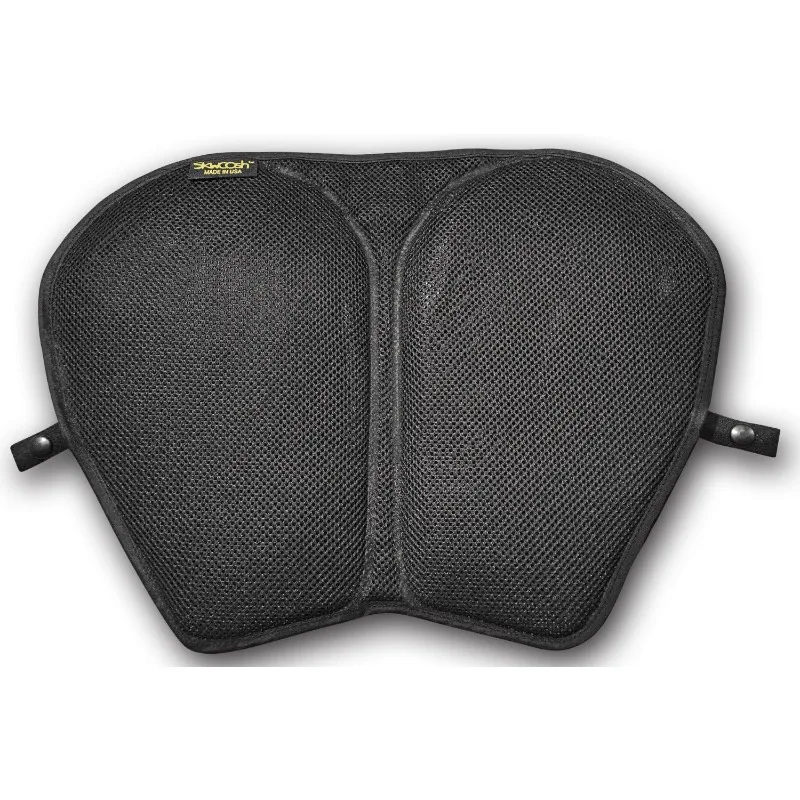 

Skwoosh XL Touring Sport Cruiser Motorcycle Gel Seat Pad with Breathable Cooling Airflow Mesh Fabric Cushion | Great Gift |