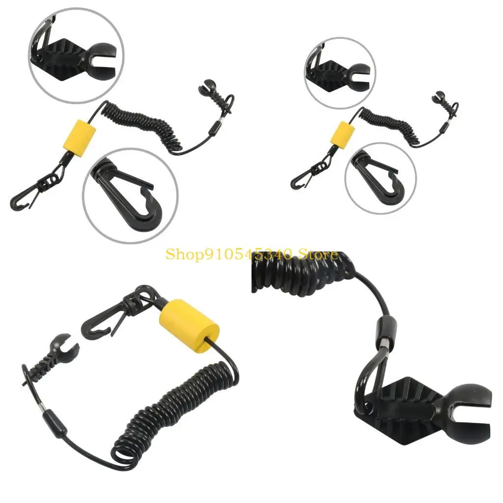 

U2JA Secure Floating Tether Safety Lanyard Cord & Clip, 278002843, 278003410 Comfortable Grip for Kayaking