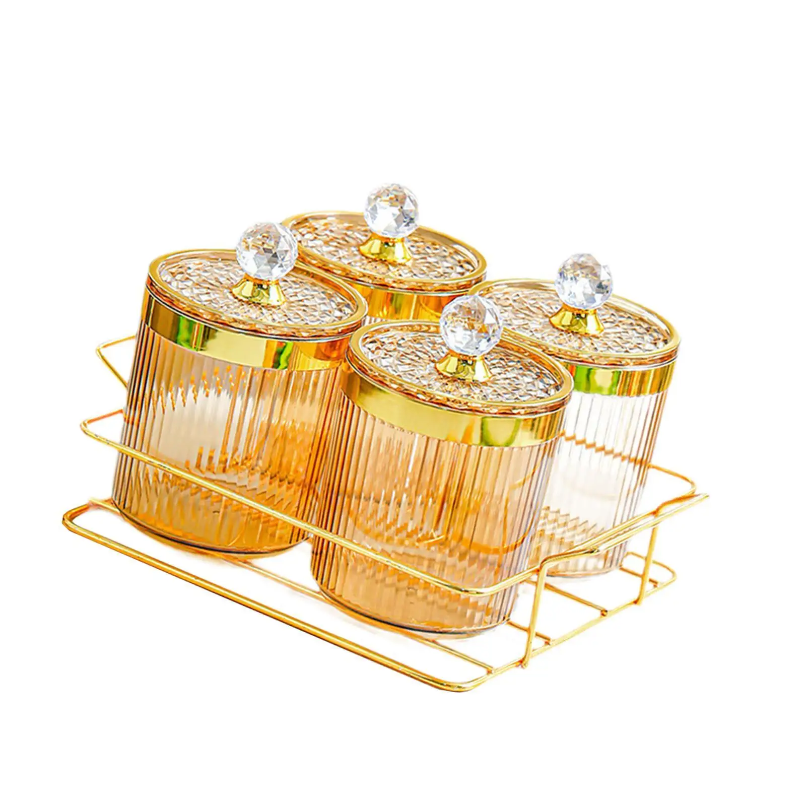 Divided Nut Jars Set, Snack Container, Multifunctional Divided Serving Container, Kitchen Spice Jars for Candy, Nut, Snack