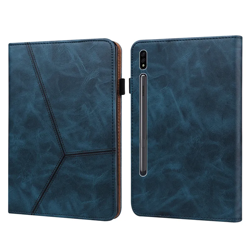 Funda de cuero de lujo para Samsung Tab S7 Fe, carcasa de 12,4 pulgadas con soporte para tableta Galaxy Tab S8 Plus S7 Plus Tab S7 Fe