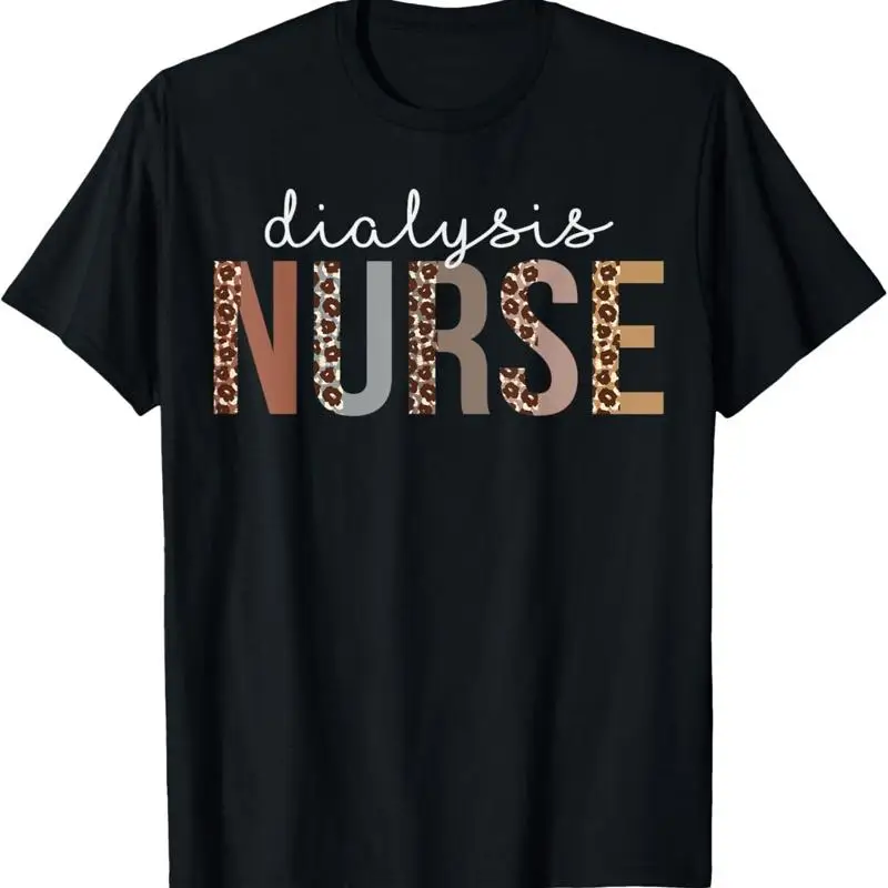 

Leopard Dialysis Nurse Appreciation Healthcare Workers T Shirt