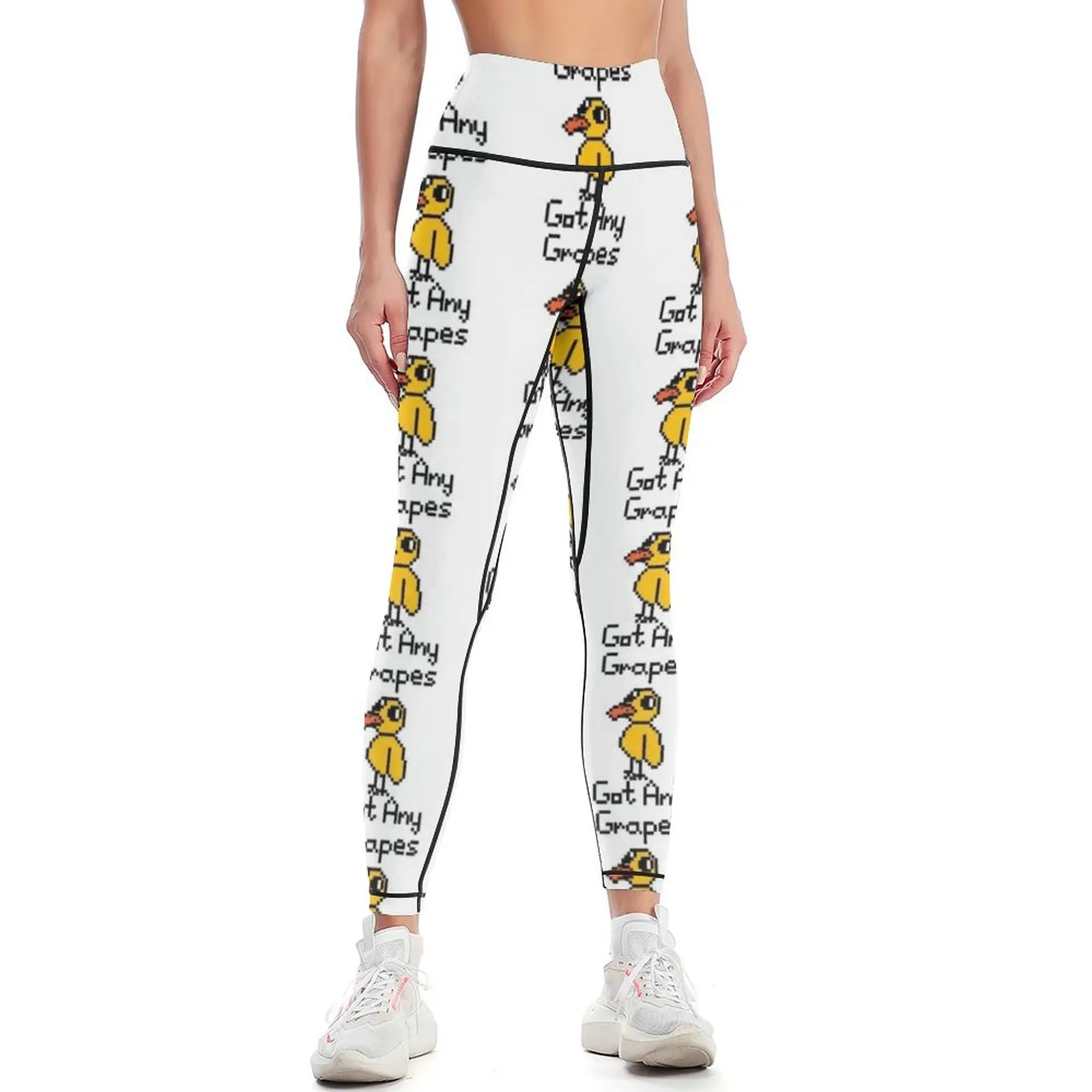 Got Any Grapes? Duck Song Pixel Art Leggings sport legging workout clothes for Womens Leggings