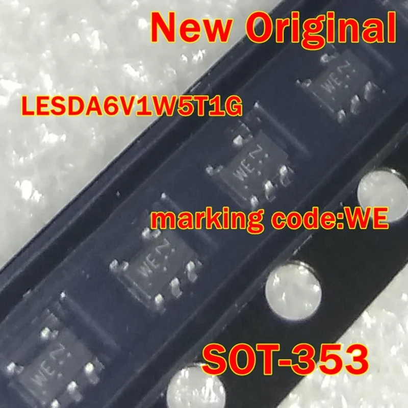 

5Pcs to 500Pcs Lesda6V1W5T1G Lesda6V1W5T1 Marking Code:We Sot-353 New Original Quad Array for Esd Trotection