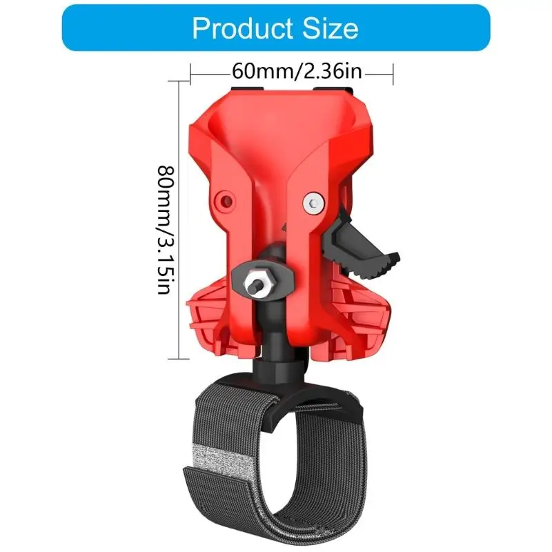 Y1UD Practical Tool Belt Clip Double Lock Automatic Lock Mechanism for Power Drills Ensuring Secure Attachments During Use