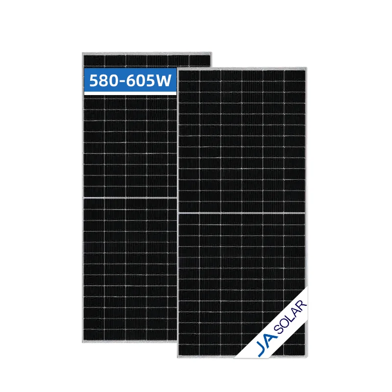 

Tier 1 Ja Solar Panels Mono Half Cell 11BB Perc Solar Cells 580w 585w 590w 595w 600w Solar Panels