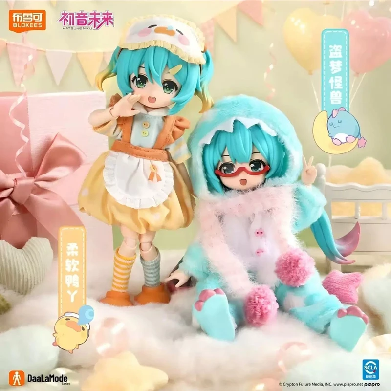 正規品-blokees-初音ミク-エンカウンター-vol2-ふわふわスイートドリームパーティー-アセンブリ-ブラインドボックス-可動関節-ドレスアップフィギュア-ギフト