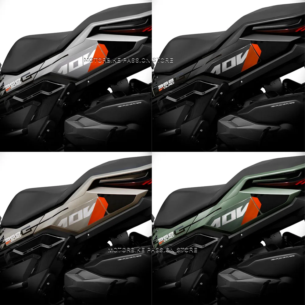 For Zontes 368G 368 G 2025 2026 Motorcycle Accessories 3D Resin Sticker Protection Kit Under Saddle Plastic Stickers Waterproof