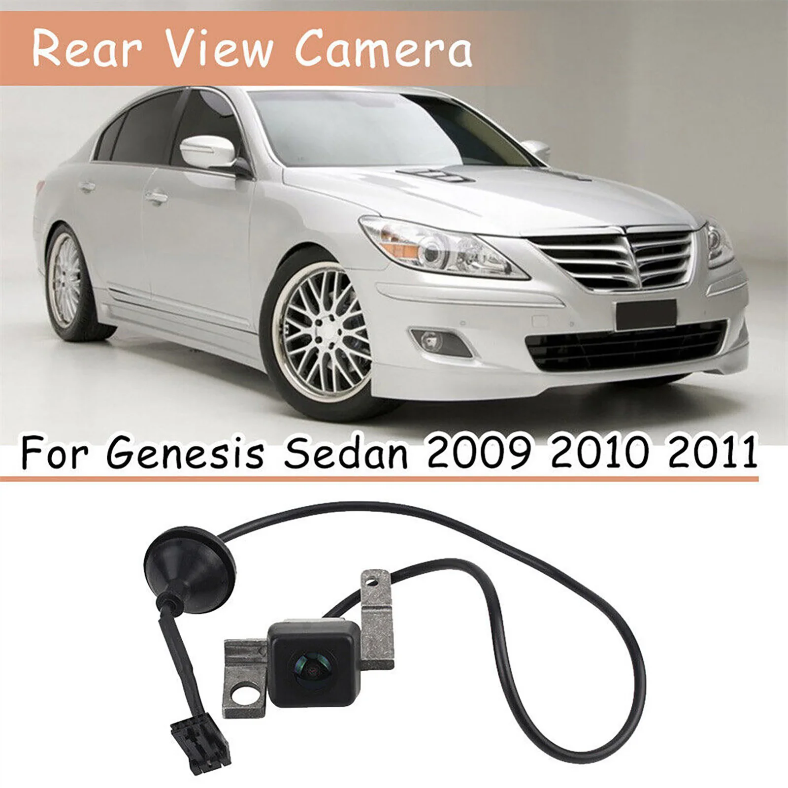 1Pc Rear View Backup Reserve Camera 957603M061 95760-3M050 Replacement Parts For Hyundai Genesis Sedan 2008-2014 Car Accessories