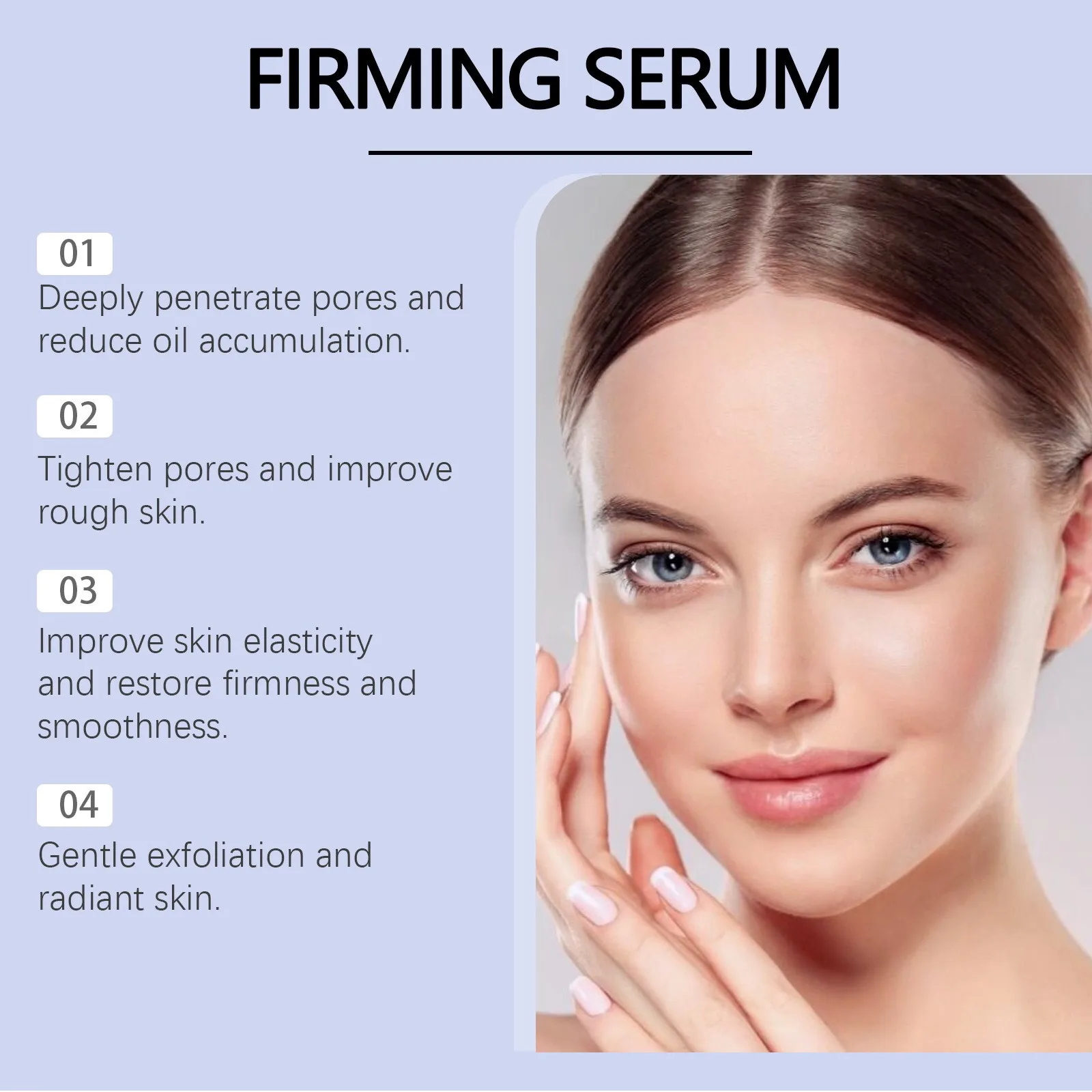 Firming Serum Lotion Moisturizing Facial Skin Firming Hydrating Daily Skin Care Serum Lotion（30ml）