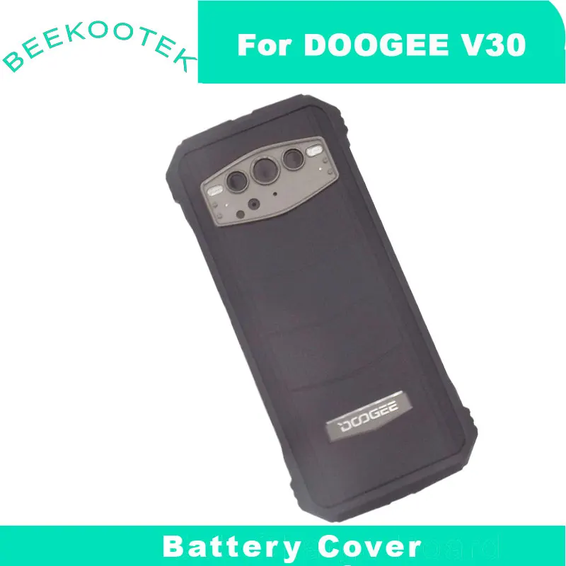 New Original Doogee V30 Battery Cover Back Case Shell Housings Frame With Fingerprint Sensor Cable Receiver For DOOGEE V30 Phone