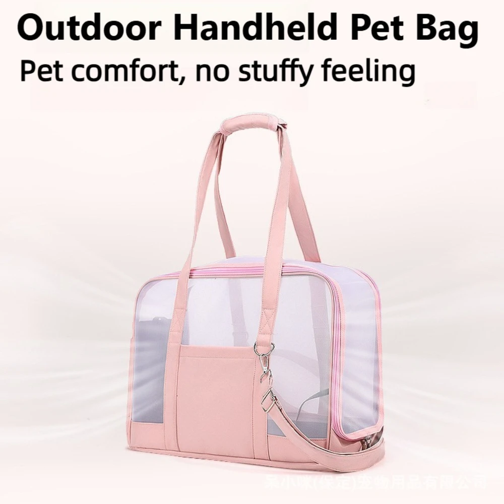 

Portable Pet Carrier Backpack Candy Color Square Shoulder Bag for Outdoor Cats Dogs