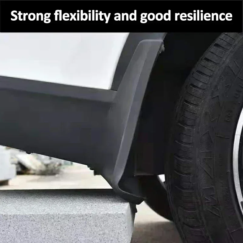 4 قطعة اللوحات الطينية ل BAIC X7 بكين X75 اكسسوارات 2025-2023 Mudflaps درابزين قطعة من نسيج الجبهة الخلفية سبلاش الحرس حامي غطاء #3