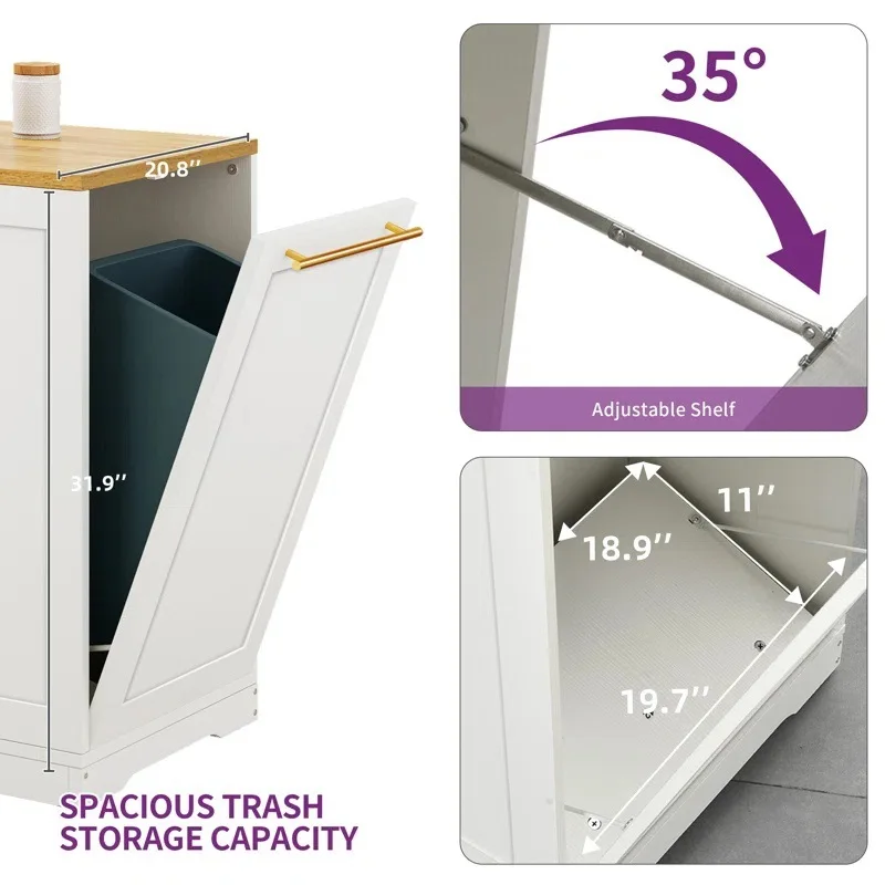 In the home kitchen, the island table dining room with pulleys movable console is simple and high-value storage cabinet