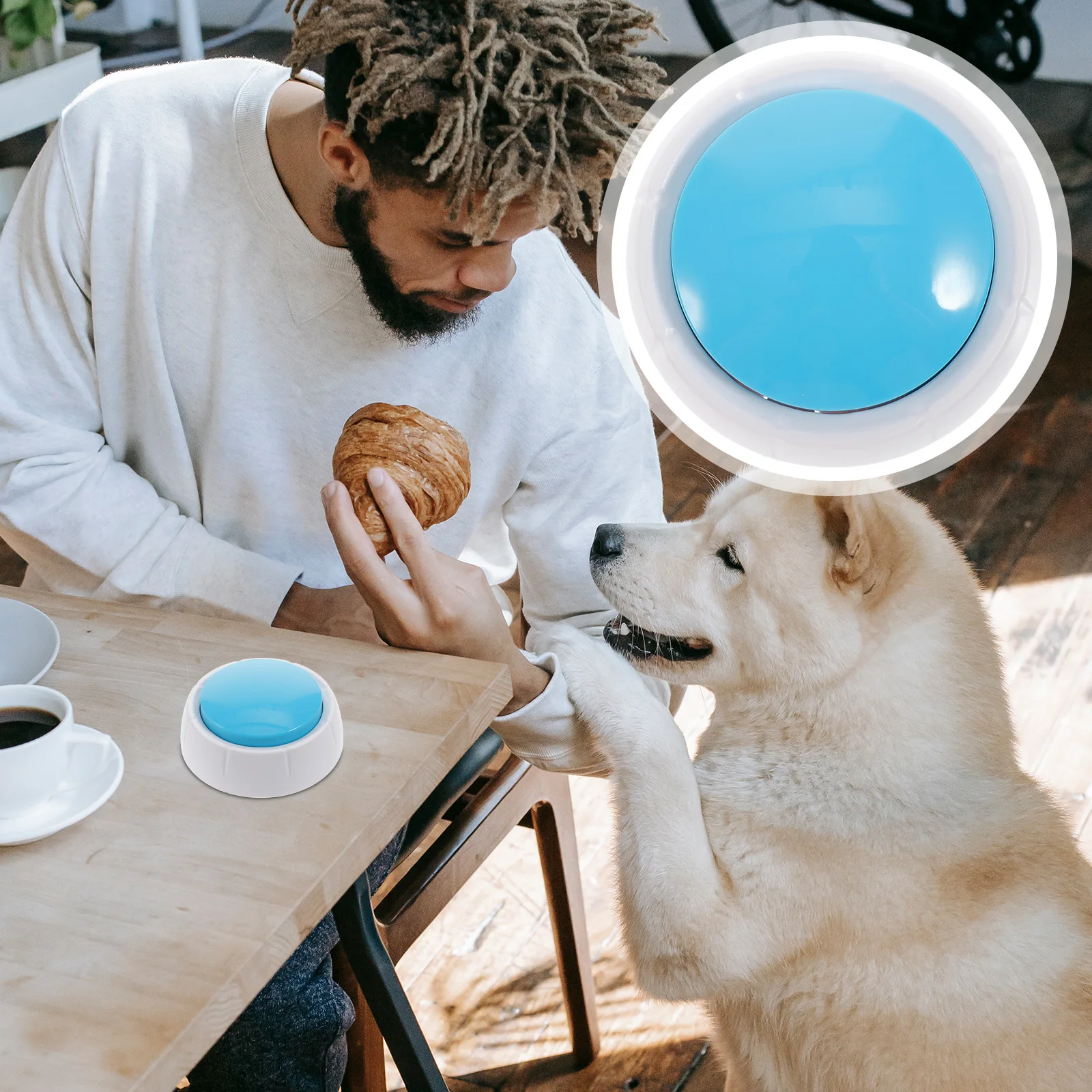 

Pet Voice Dog Training Plastic Pets Durable Pets Toys PP Sound Attention Communication Speech Education