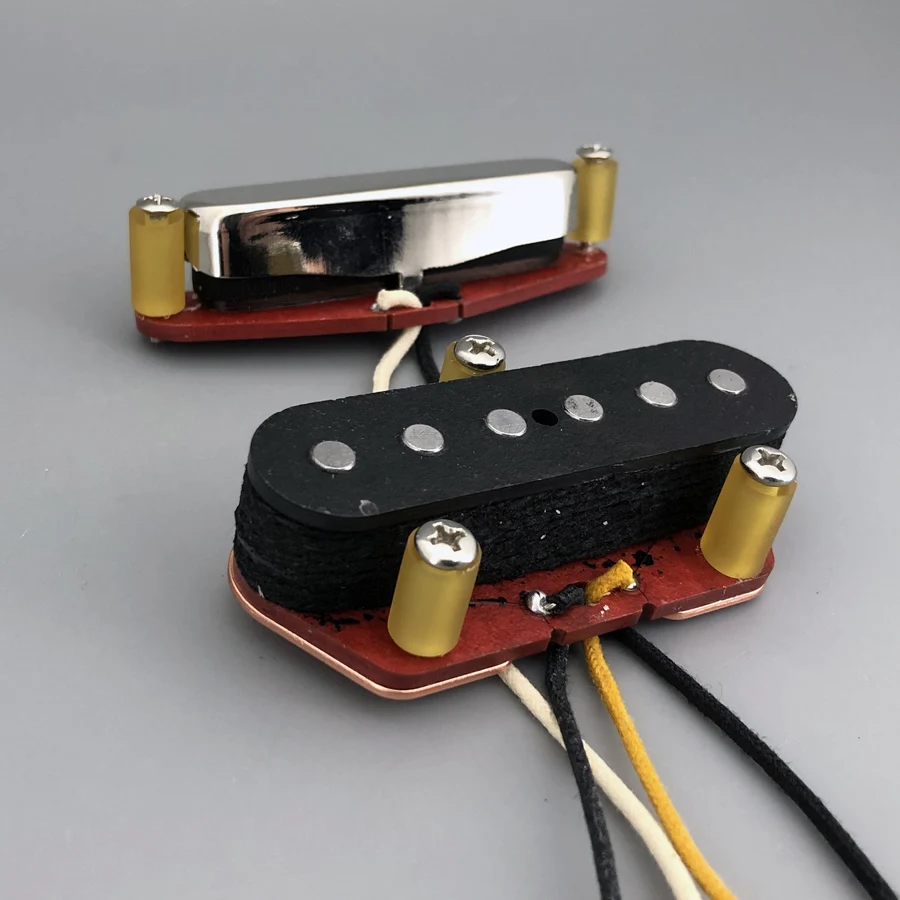 Yoran Sun Vintage V50 Broadcaster Handwound Alnico 5 Guitar Pickups 42 Plain Enamel Wires For Tele Guitar Well