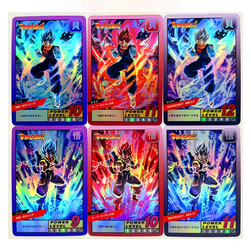 55pcs/set Goku Vegeta Super Saiyan Heroes Battle Burst Card Ultra Instinct Game Collection Cards