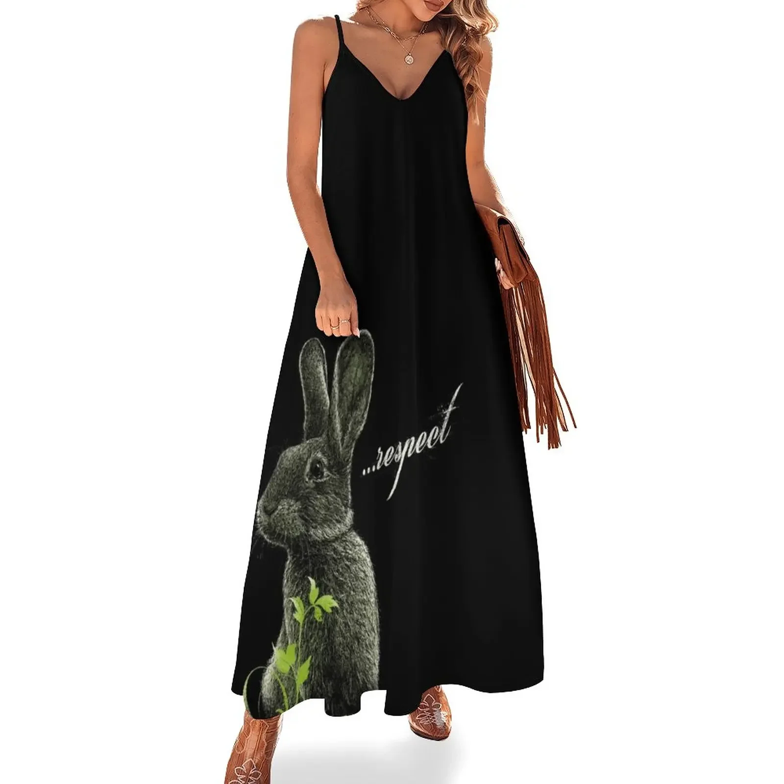 

RESPECT! Sleeveless Dress dress summer 2025 women Beachwear