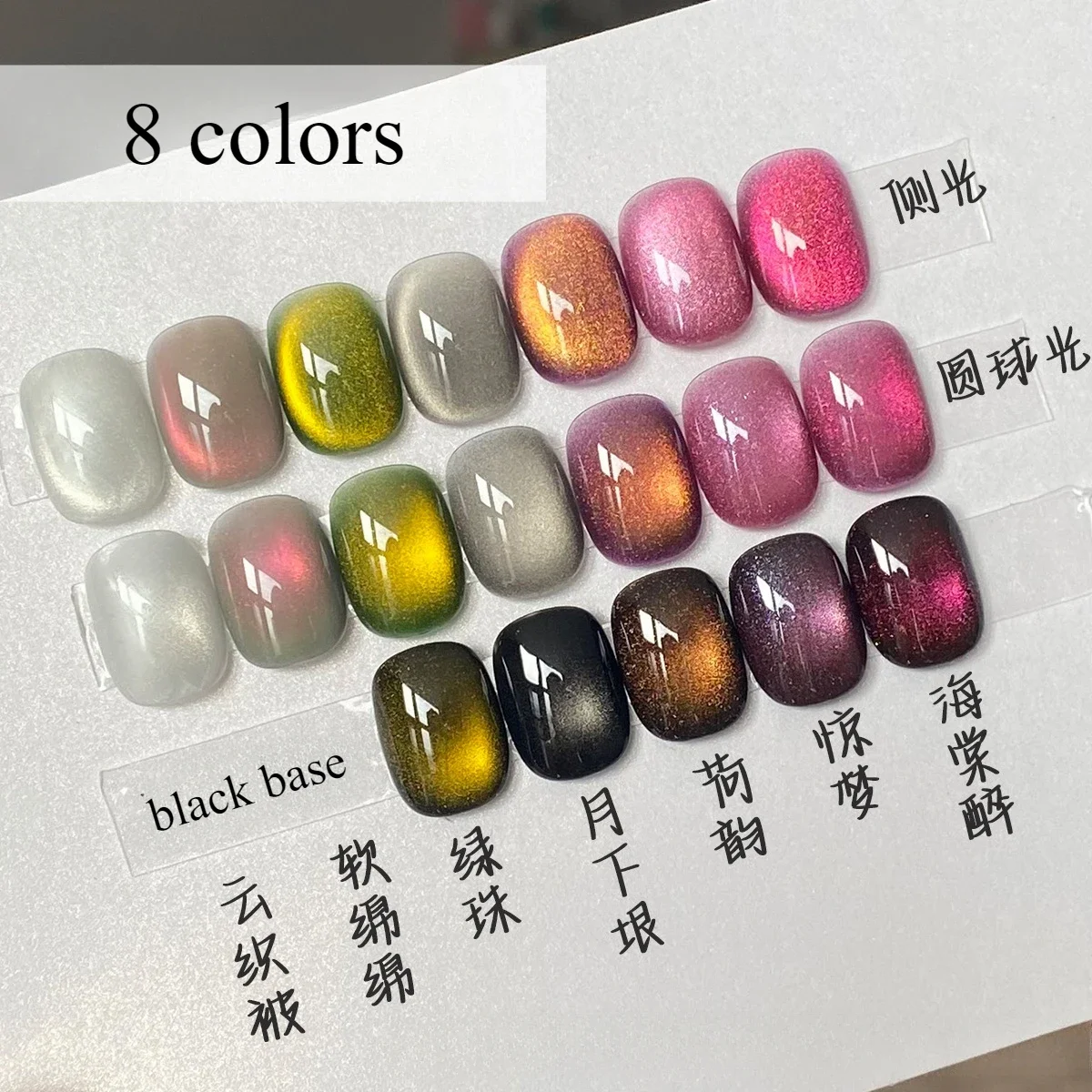 Cat Eye Nail Gel Polish Double-light Glitter Gel 15ml HEMA FREE High Gloss Quality Soak Off UV Gel Art Manicure Salon DIY Home