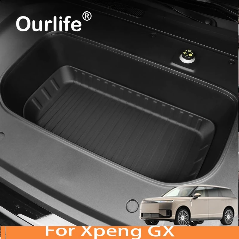 For Xpeng GX 2026 2027 Front trunk storage box rear luggage organizer interior accessory