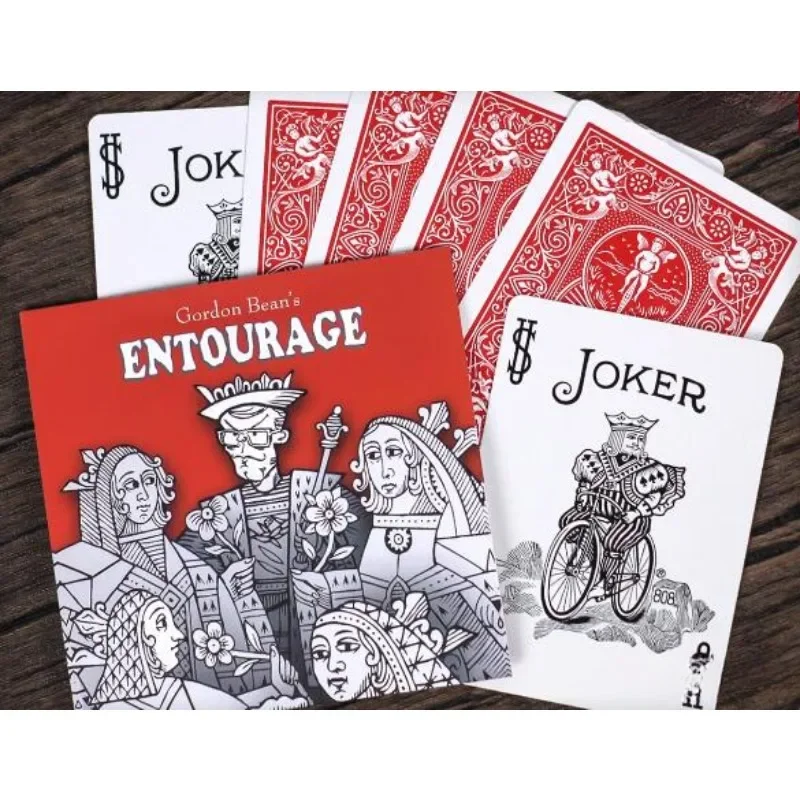 

Entourage By Gordon Bean Card Magia Close Up Magic Props Трюки Волшебные трюки для фокусников для профессиональных фокусов Mystery Box