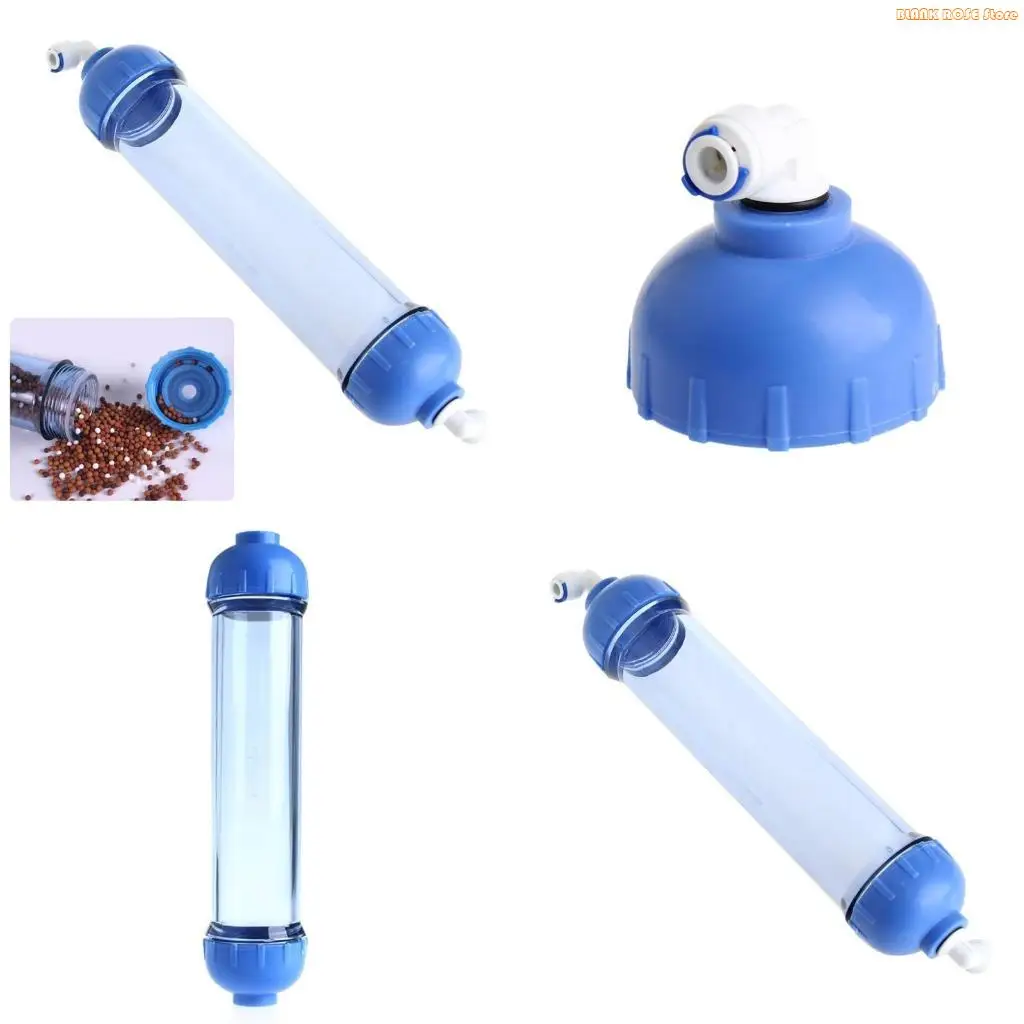 K1AE Clear Housing Replacement for Under Sink Home Drinking Reverse Water Filter System 1/4