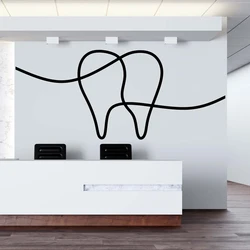 Dentist Office Decor Window Decal Dental Care Teeth Wall Decal Dental vinyl sticker Dental Wall Art 4D12