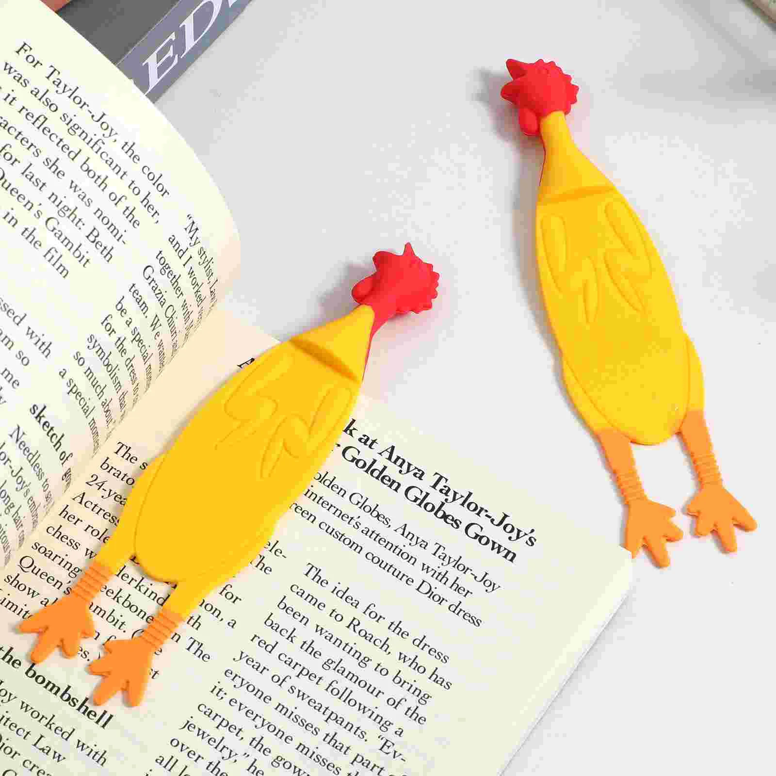 2 Pcs Book Marks for Reading Women Bookmark Bookmarkers Animal Bookmarks Cartoon