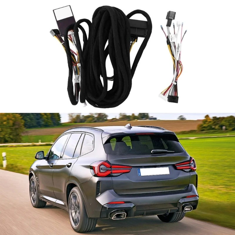 

Car Extended Wiring Replacement Extension Cord Harness Cable with Canbus Box for Navigation Easy Installation